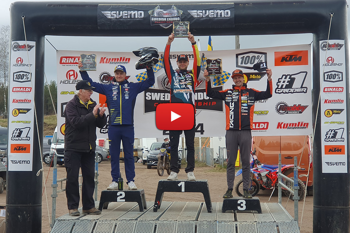Swedish Enduro Championship: Rnd1 highlights and results – who says TBIs can’t win enduro?