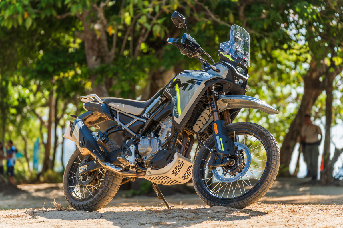 First look: CFMOTO 450MT – simple, cheap, new Adventure bike 