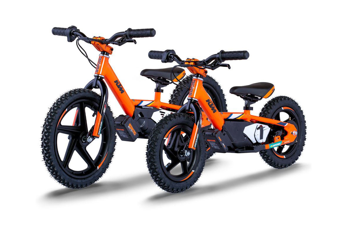 First look: new KTM STACYC e-powered balance bikes for kids