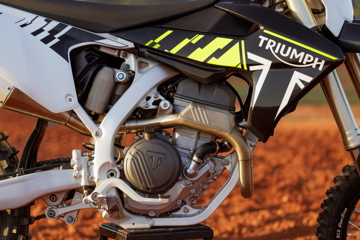 New Triumph TF 250-X online parts and accessories platform 