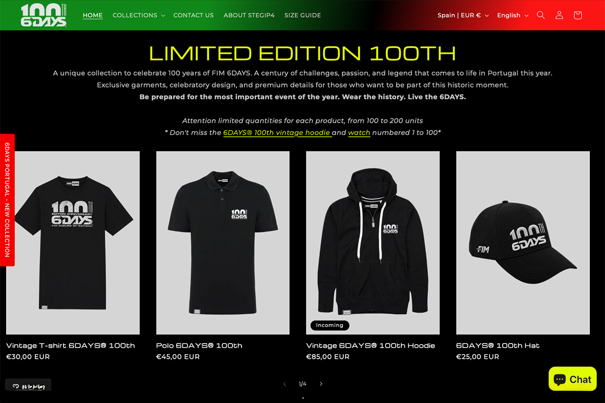 100 years of ISDE merch available now